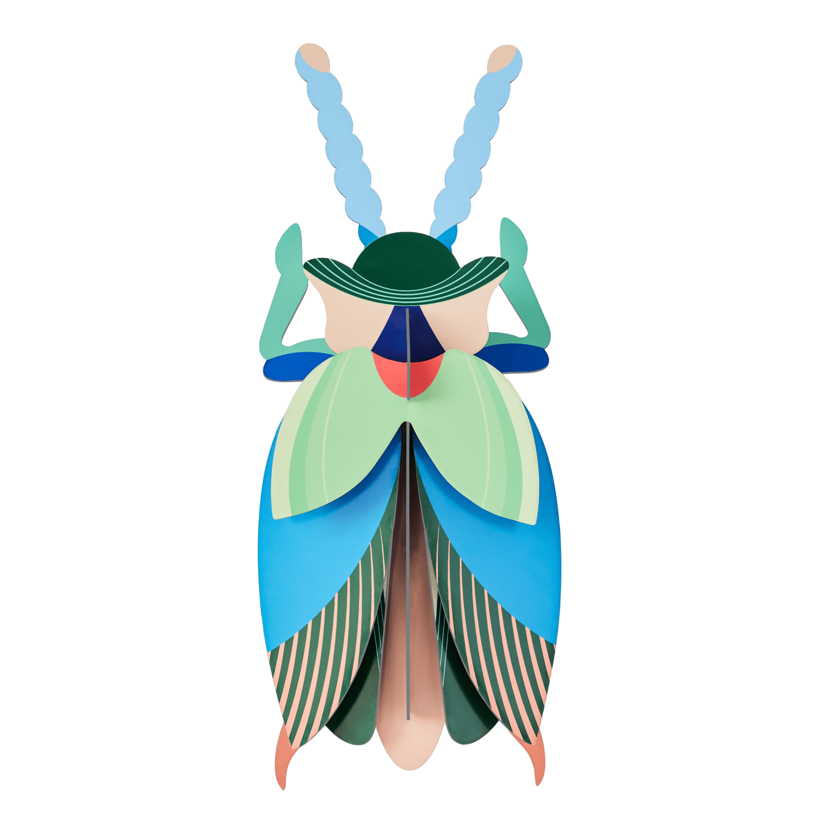 Studio Roof 3D Wall Art Emerald Beetle