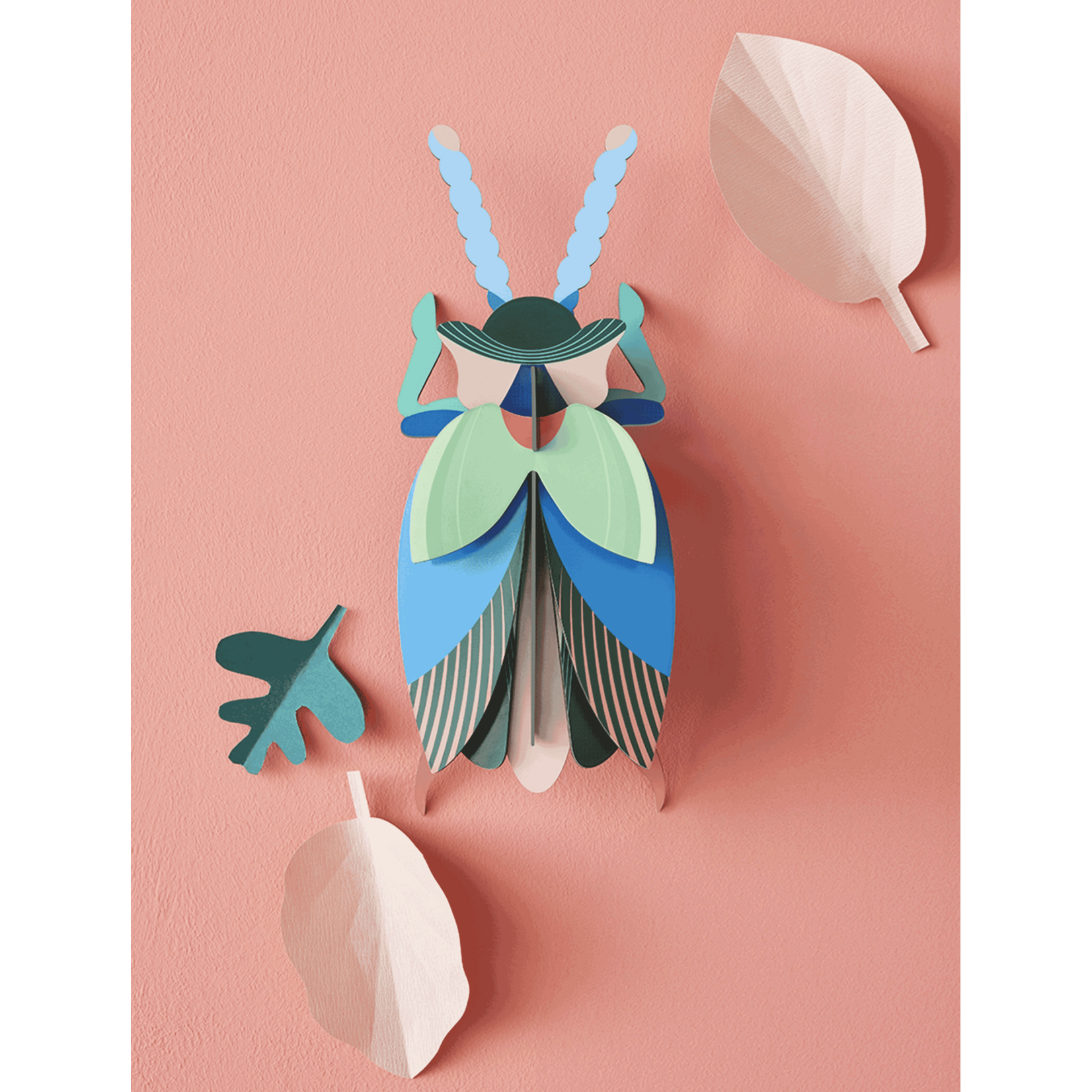 Studio Roof 3D Wall Art Emerald Beetle