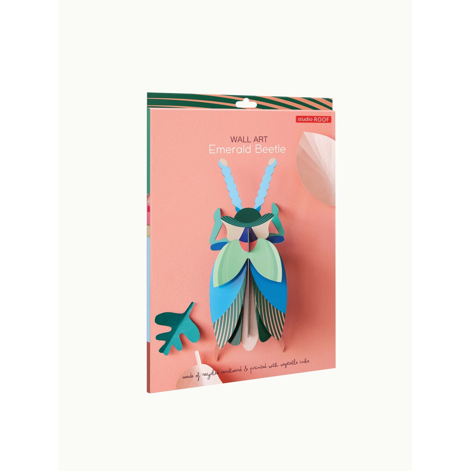 Studio Roof 3D Wall Art Emerald Beetle