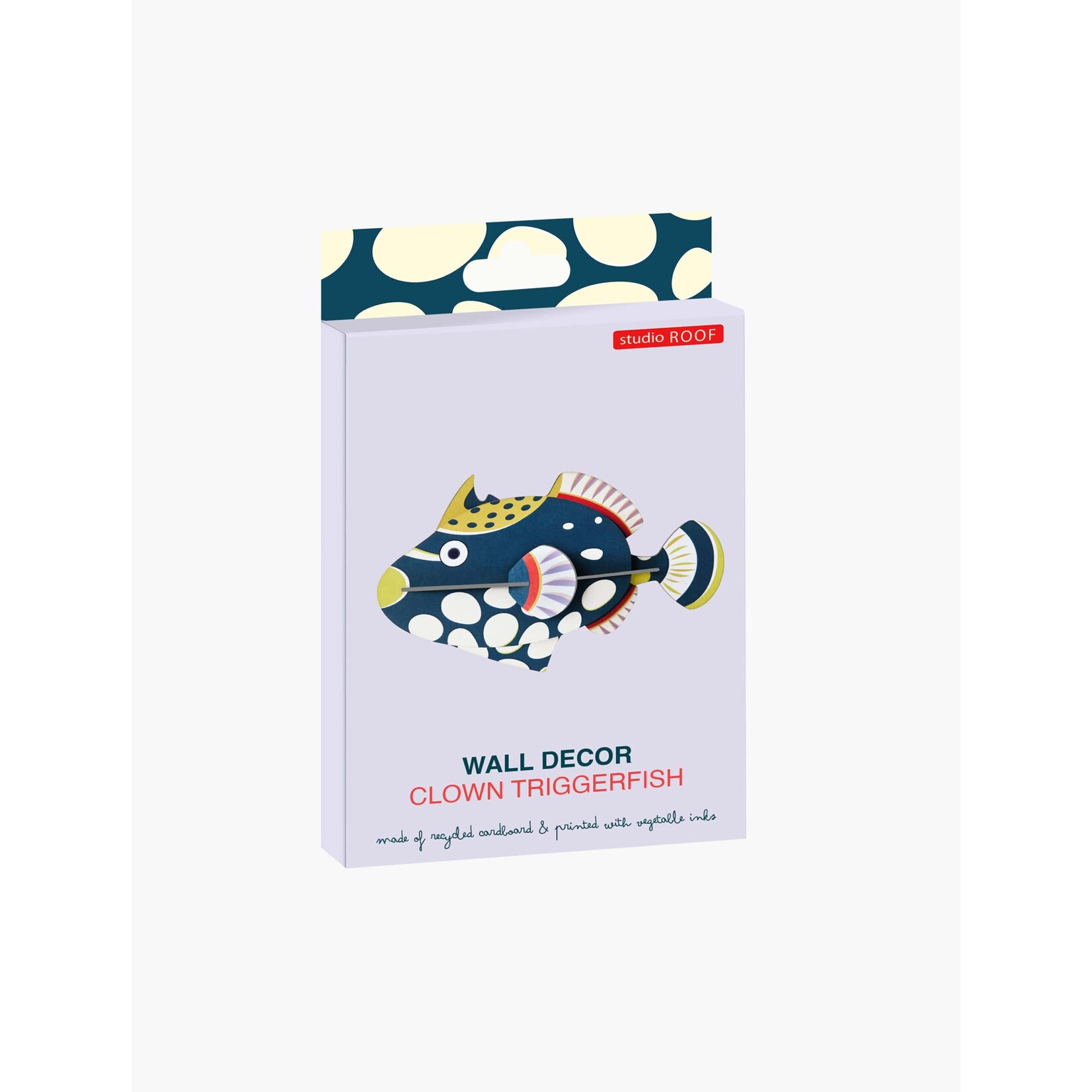 Studio Roof 3D Wall Art Clown Triggerfish