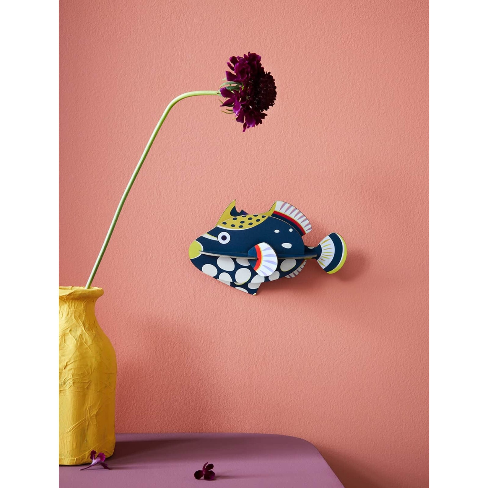 Studio Roof 3D Wall Art Clown Triggerfish