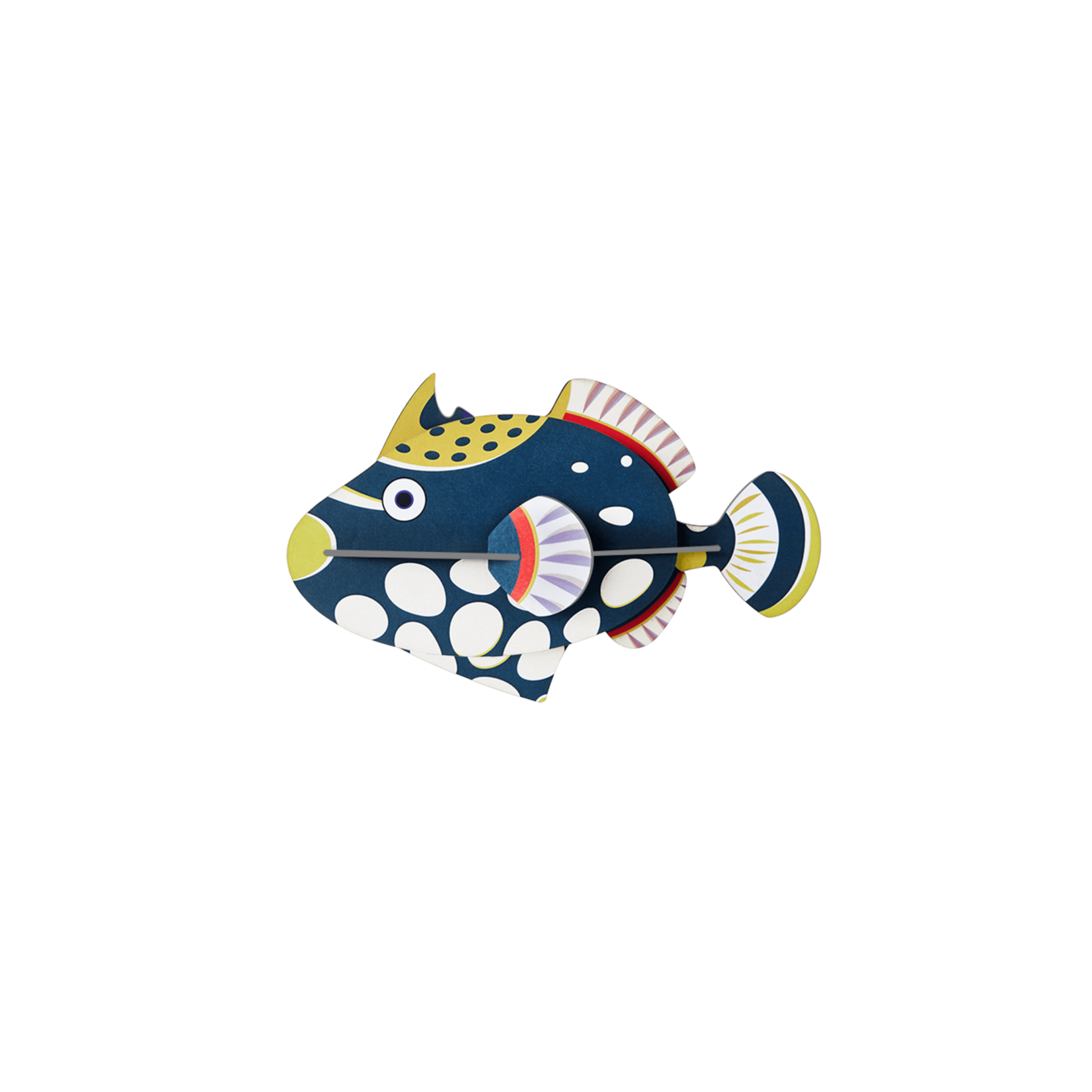 Studio Roof 3D Wall Art Clown Triggerfish