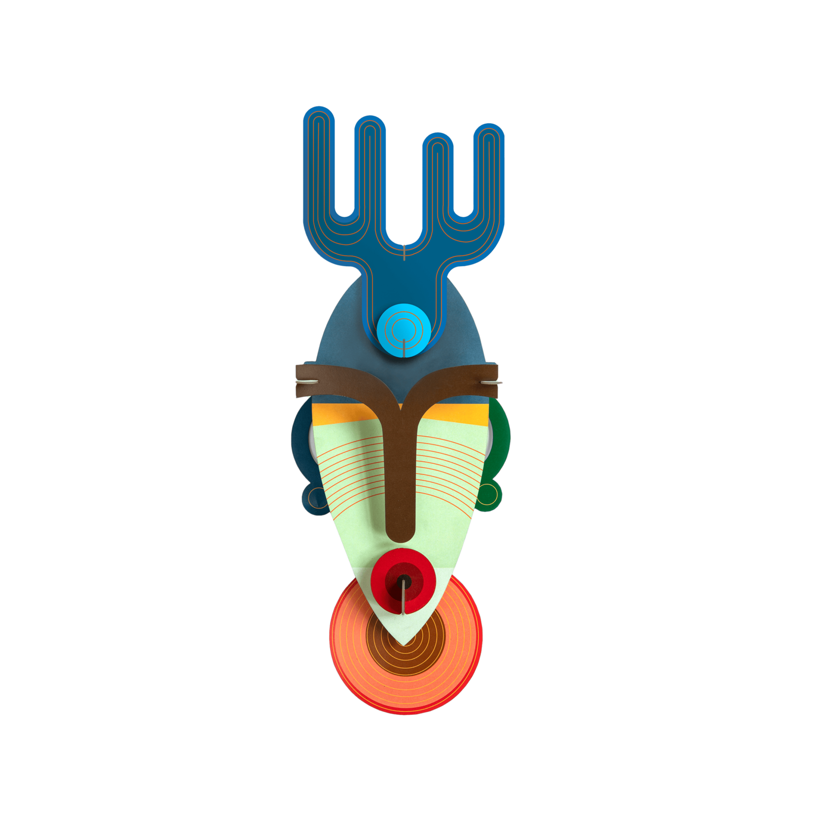 Studio Roof 3D Wall Art Dakar Mask