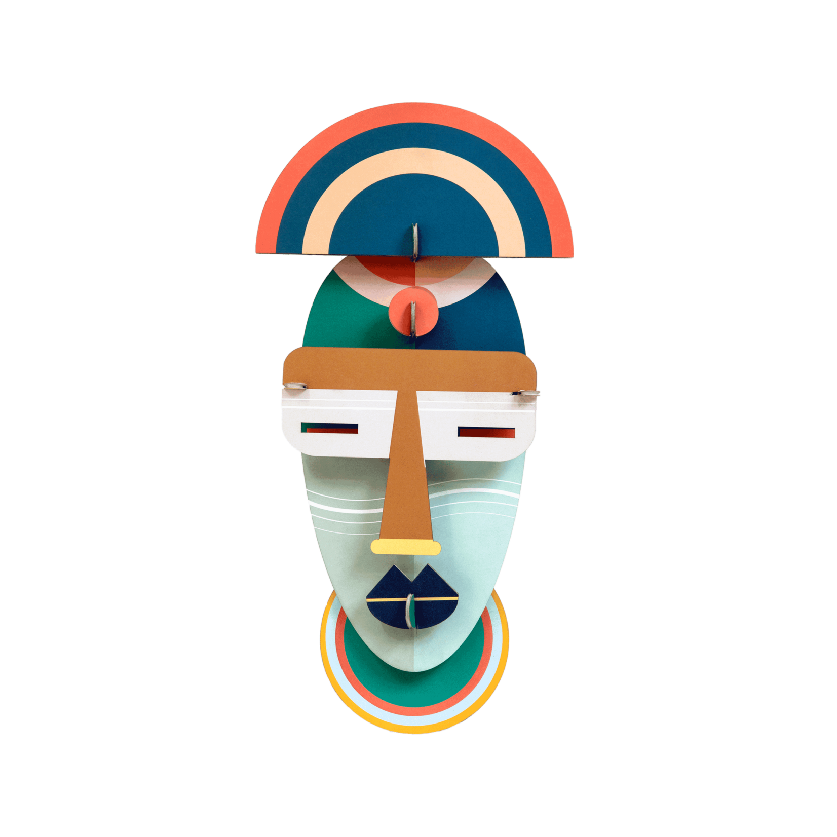 Studio Roof 3D Wall Art Brooklyn Mask