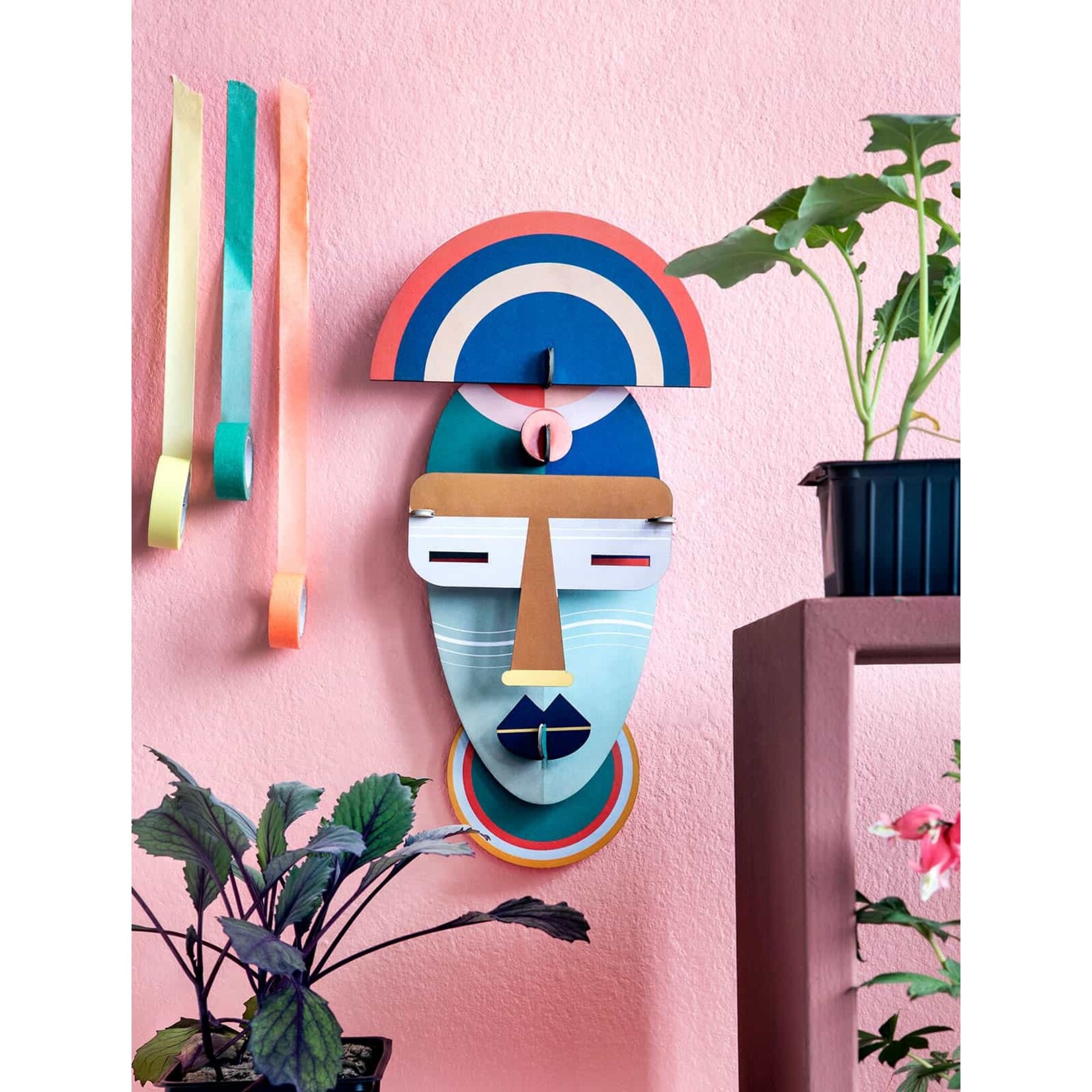 Studio Roof 3D Wall Art Brooklyn Mask