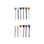 Creative Co-Op Handmade Glass Spoons SET OF 6