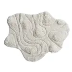 Cotton & Wool Tufted Rug- Abstract Natural