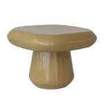 Mustard Enameled Metal Table