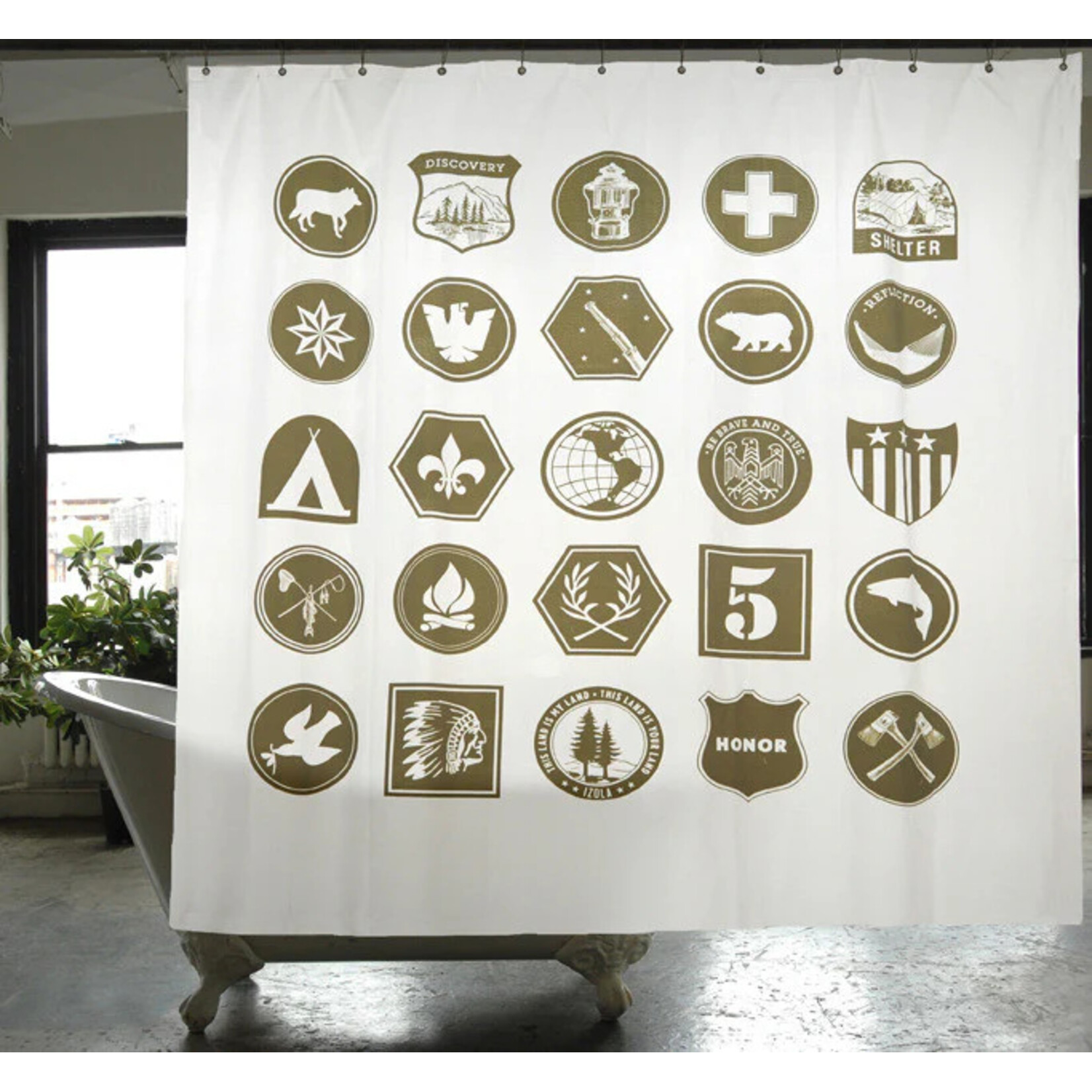 Shower Curtain Cotton-Scout