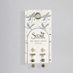 Scout Curated Wears Stud Trio Jacket Set- Dragonfly/ African Turquoise/ Gold