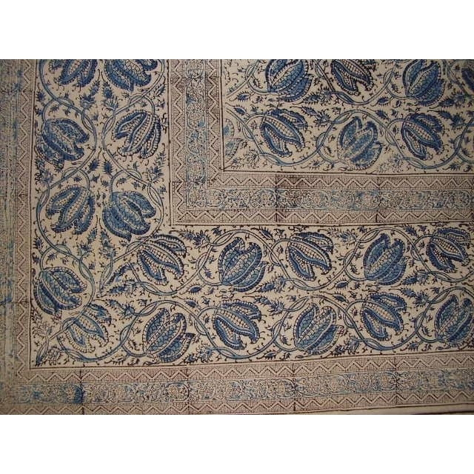 Veggie Natural Block 60" X 90" Tablecloth