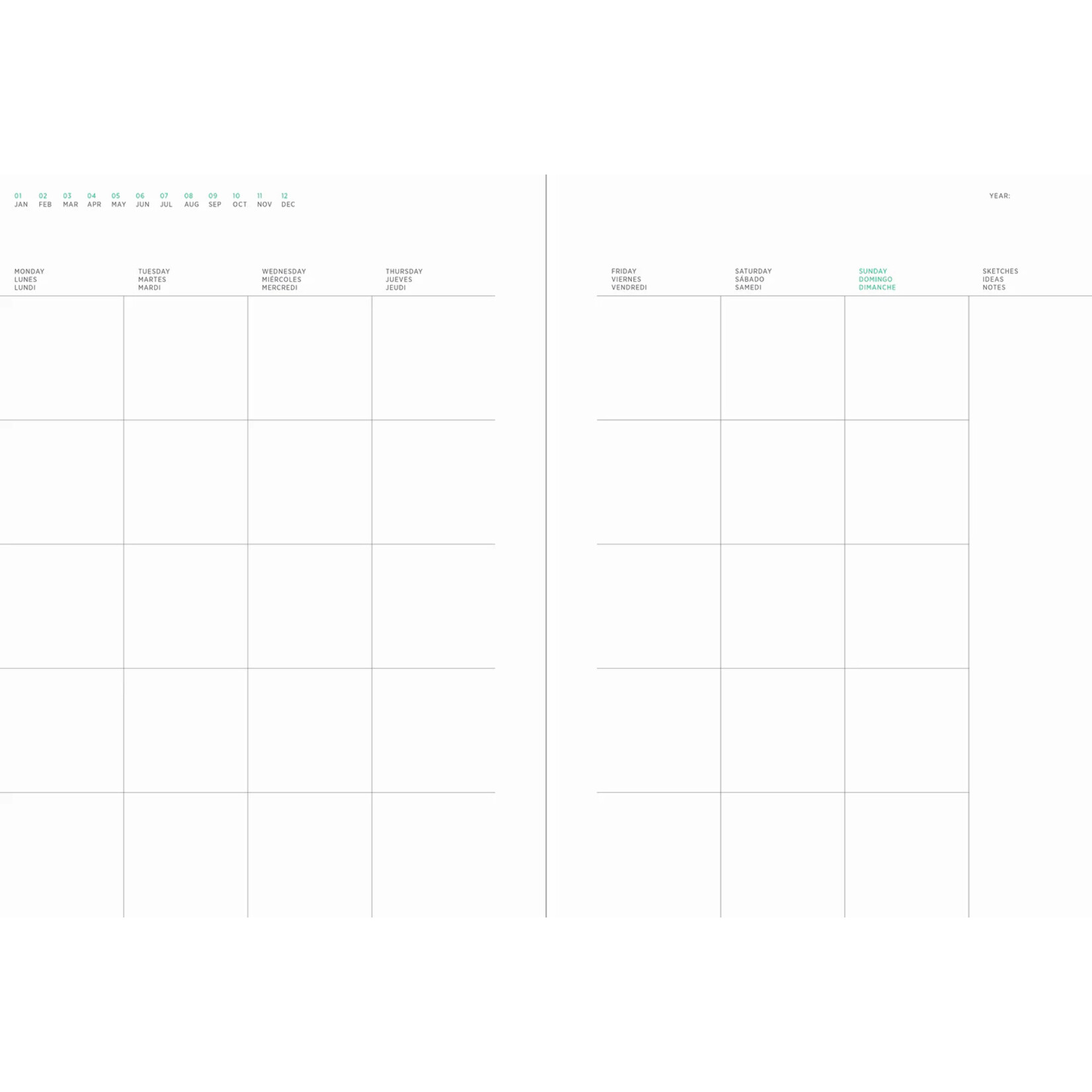 Pomegranate Charlie Harper Timeless Planner