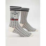 Blue Q I'll Be in Garage Men's Socks