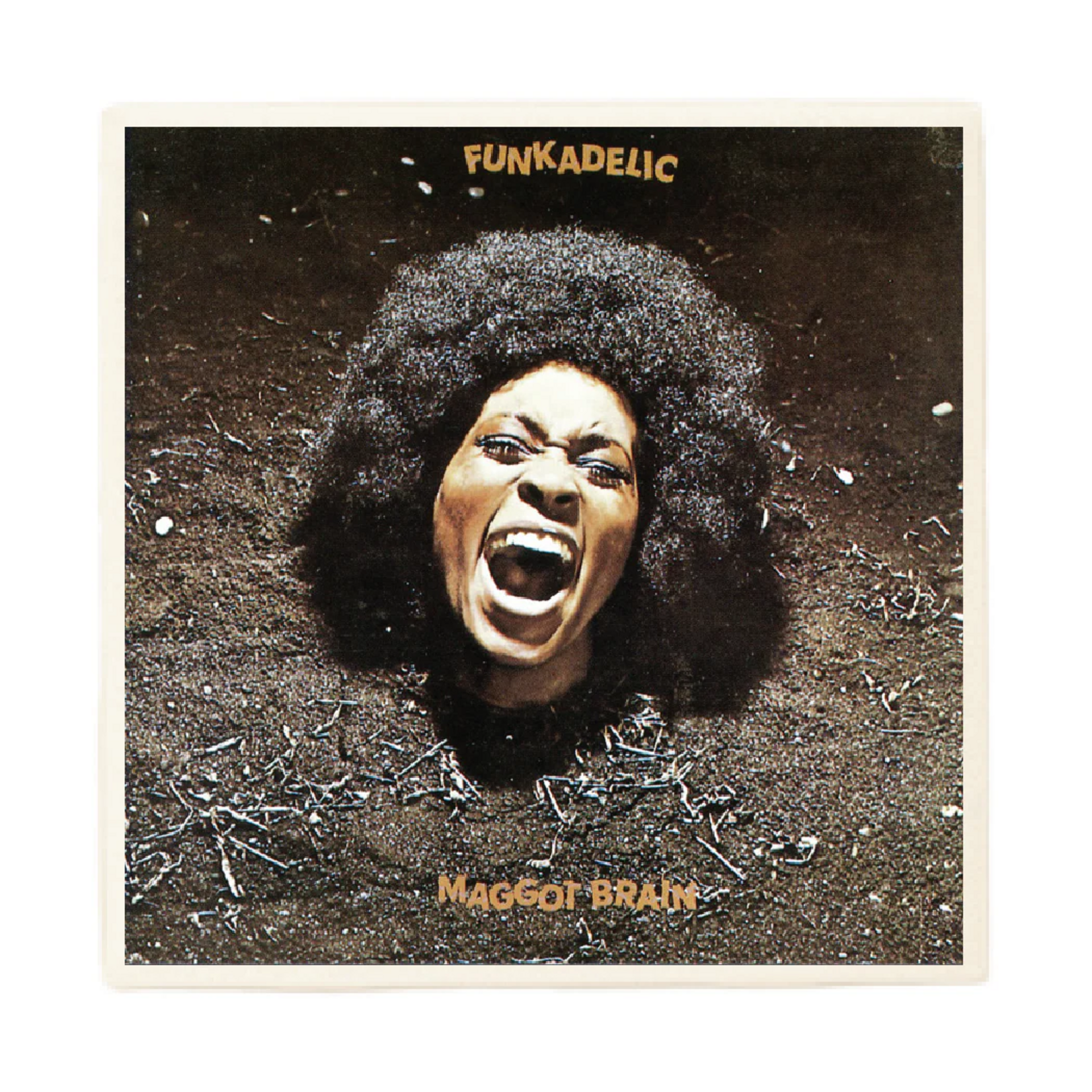 Lucky Mfg. Funkadelic ' Maggot Brain ' Album Coaster