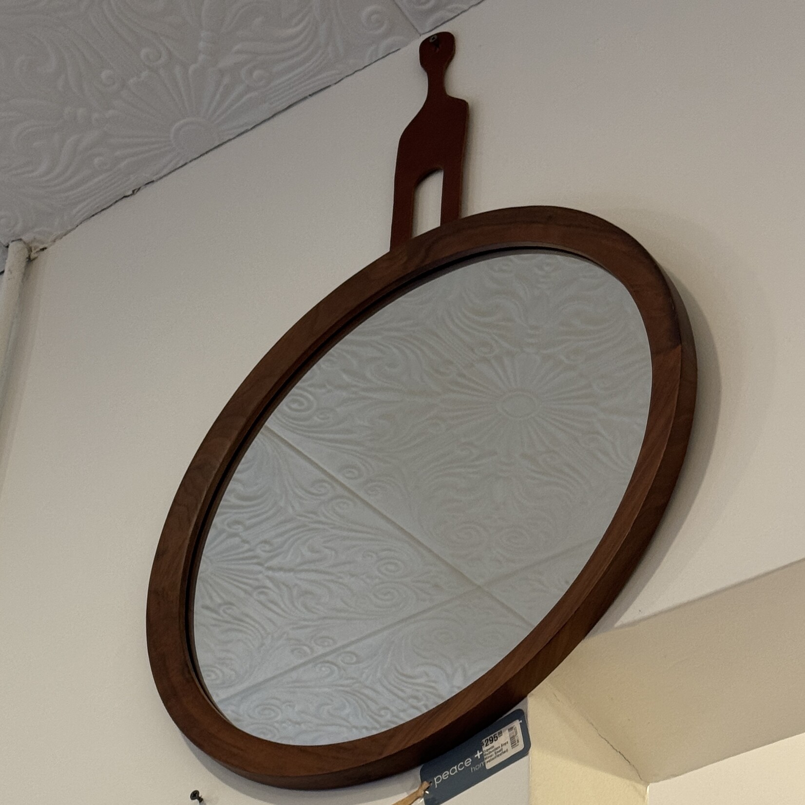 Organic Modernism Organic Modernism Anya Mirror Small (walnut/leather)