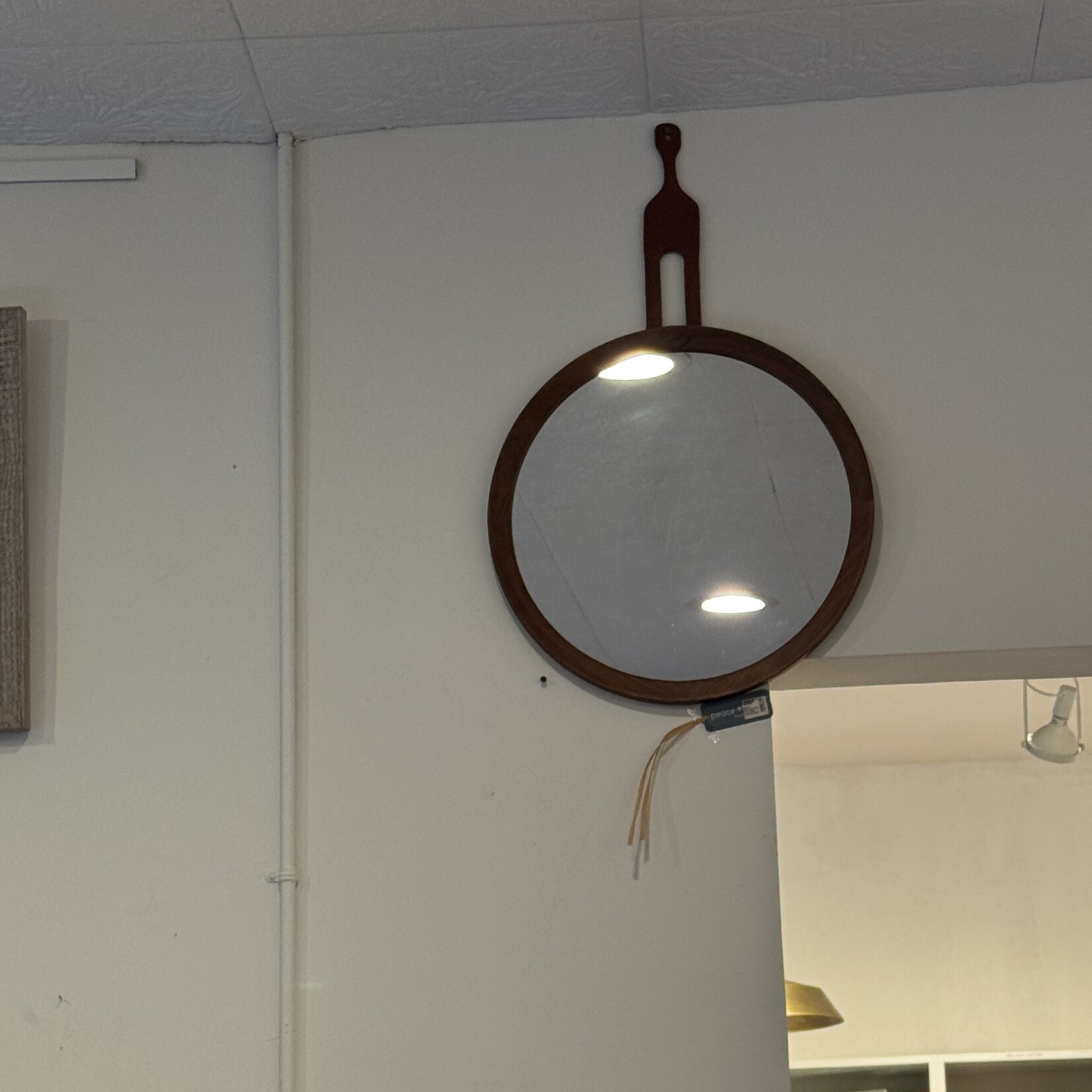 Organic Modernism Organic Modernism Anya Mirror Small (walnut/leather)