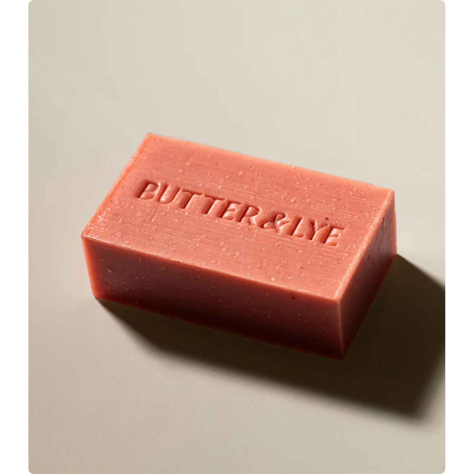 Butter & Lye Exfoliating Pink Clay Face and Body Soap