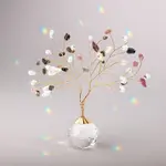 Scout Curated Wears Suncatcher- Tree of life Tourmaline Healing Gold