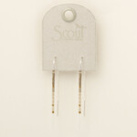 Scout Curated Wears Chromacolor Muyuki Thread Earrings Pewter