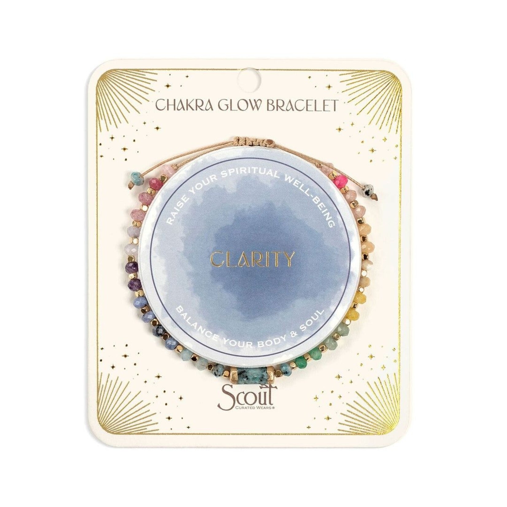 Scout Curated Wears Chakra Glow Bracelet- Clarity Third Eye Gold