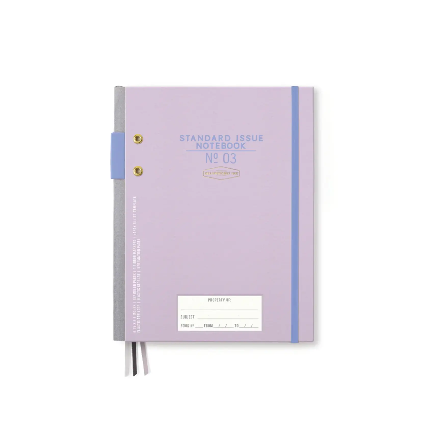 Designworks Ink Lavender + Periwinkle Standard Issue Journal