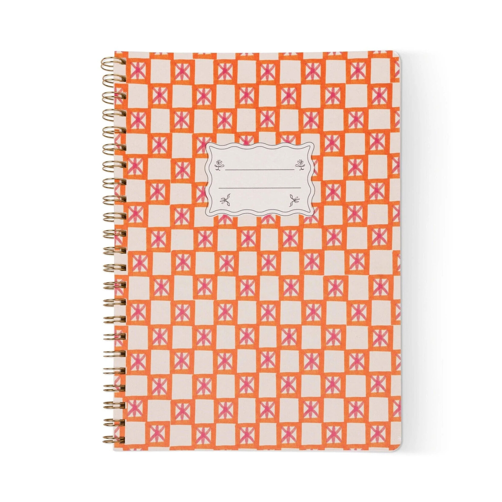 Designworks Ink Orange Check Journal