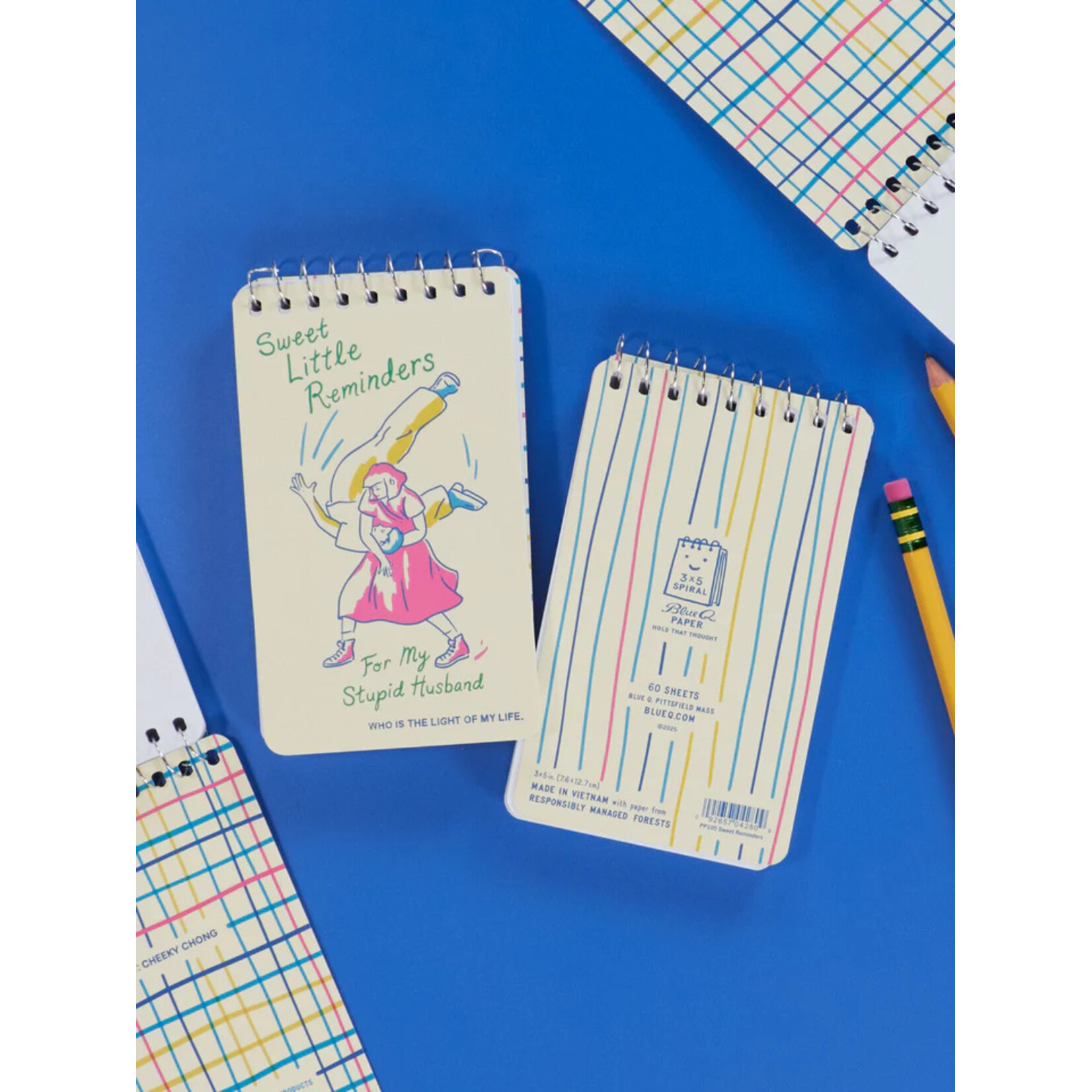 Blue Q Sweet Reminders Spiral Notepad