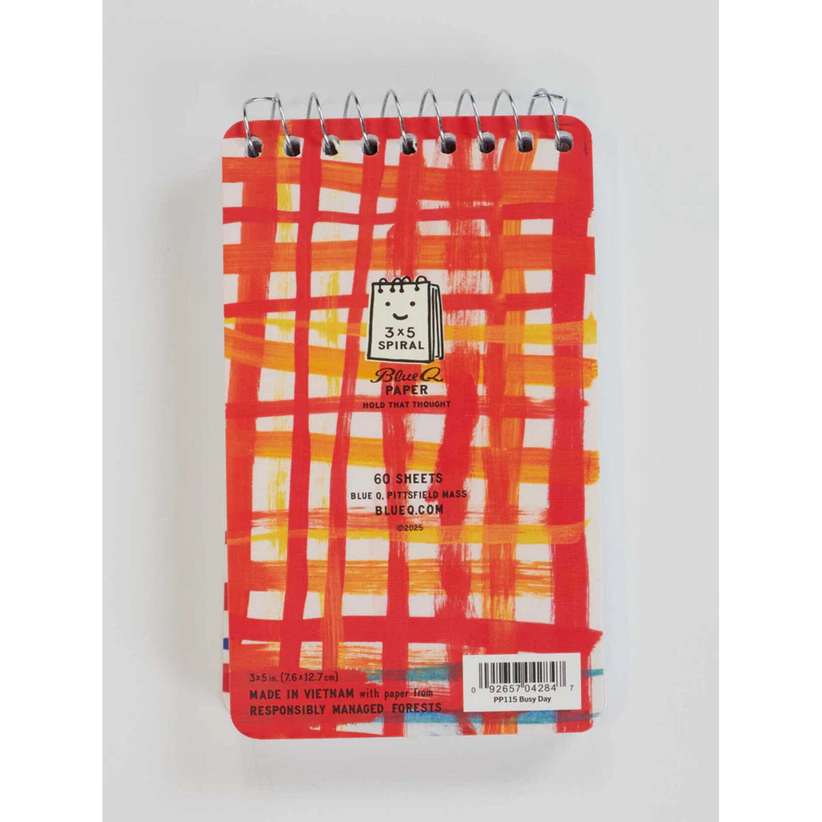 Blue Q Busy Day Spiral Notepad