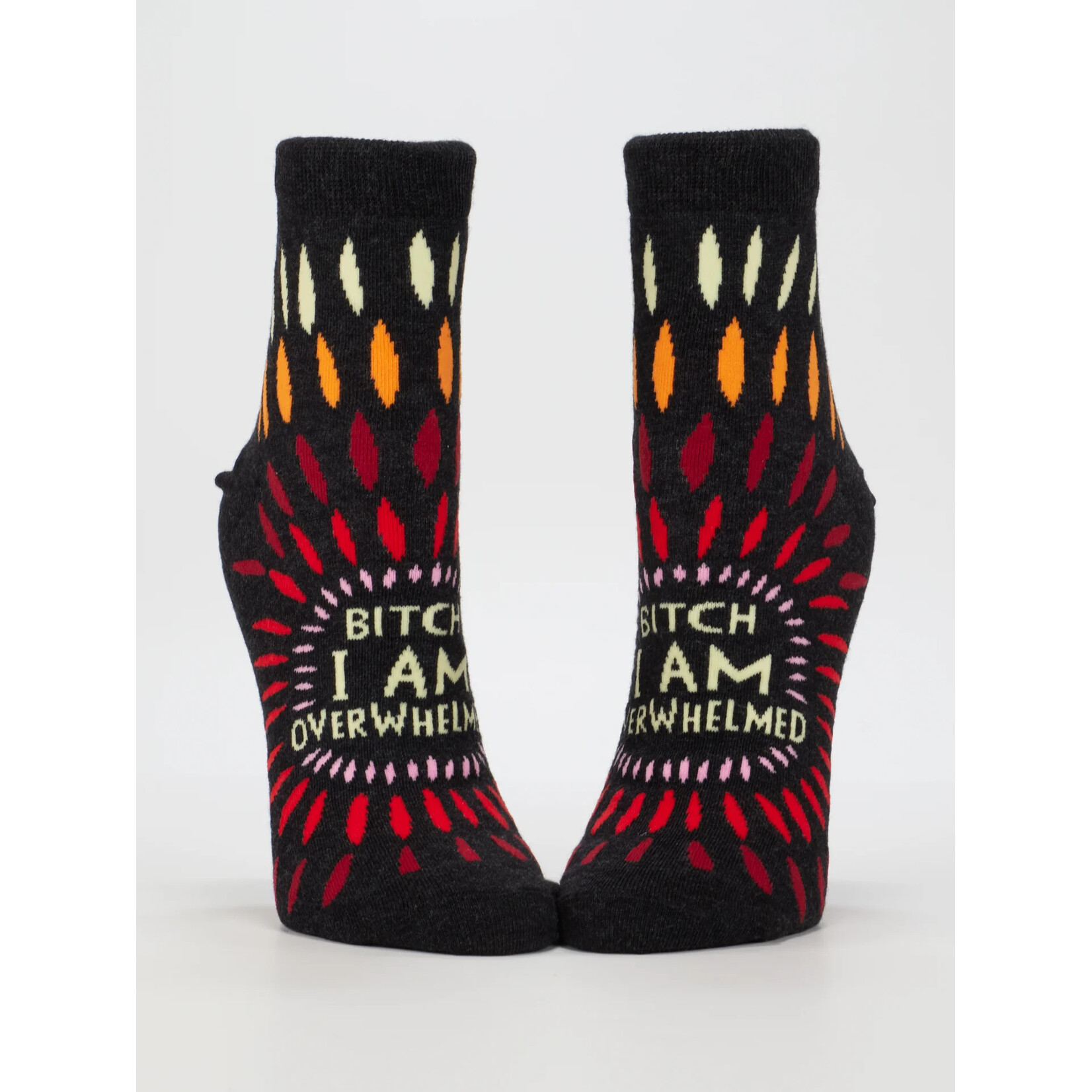 Blue Q Overwhelmed Ankle Socks