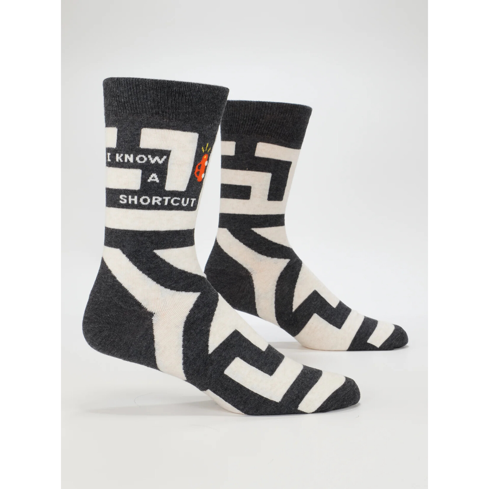 Blue Q I Know a Shortcut Men's Socks