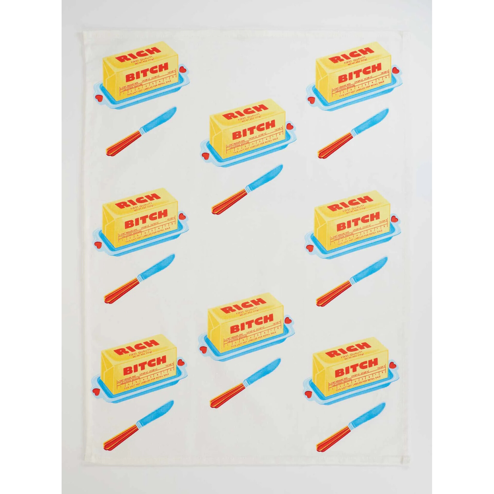 Blue Q Rich Bitch Dish Towel