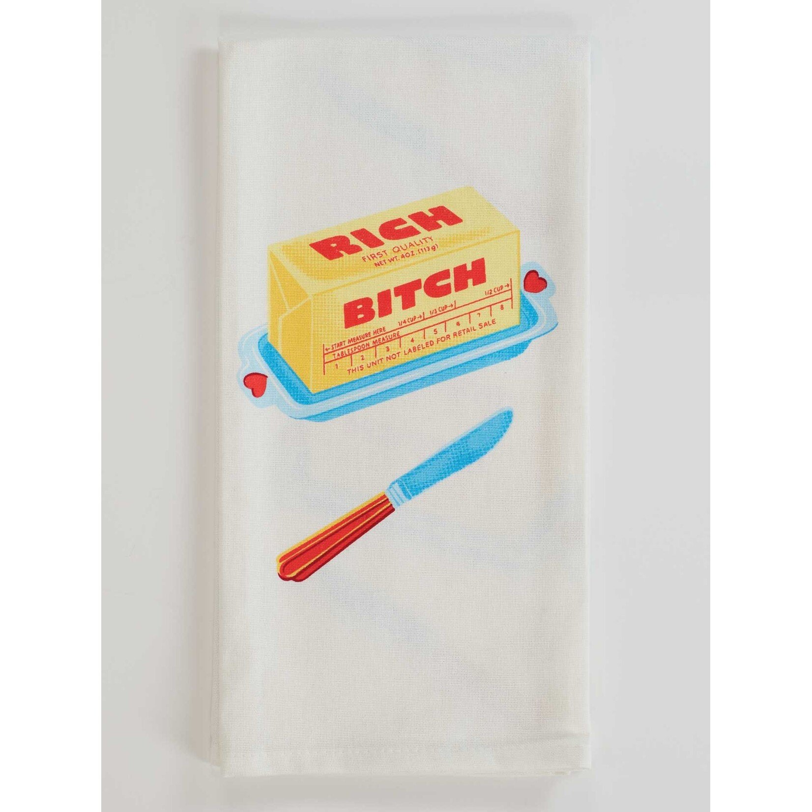 Blue Q Rich Bitch Dish Towel