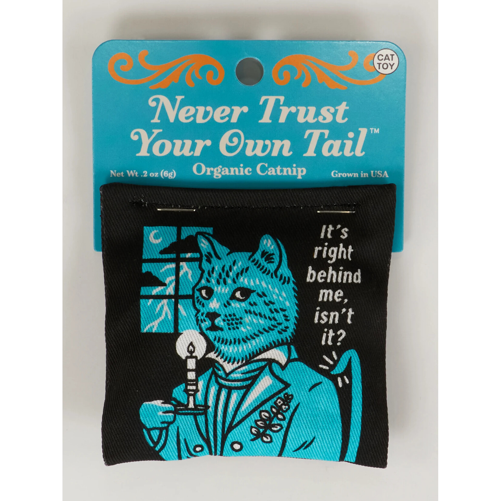 Blue Q Never Trust Your Tail Catnip Toy