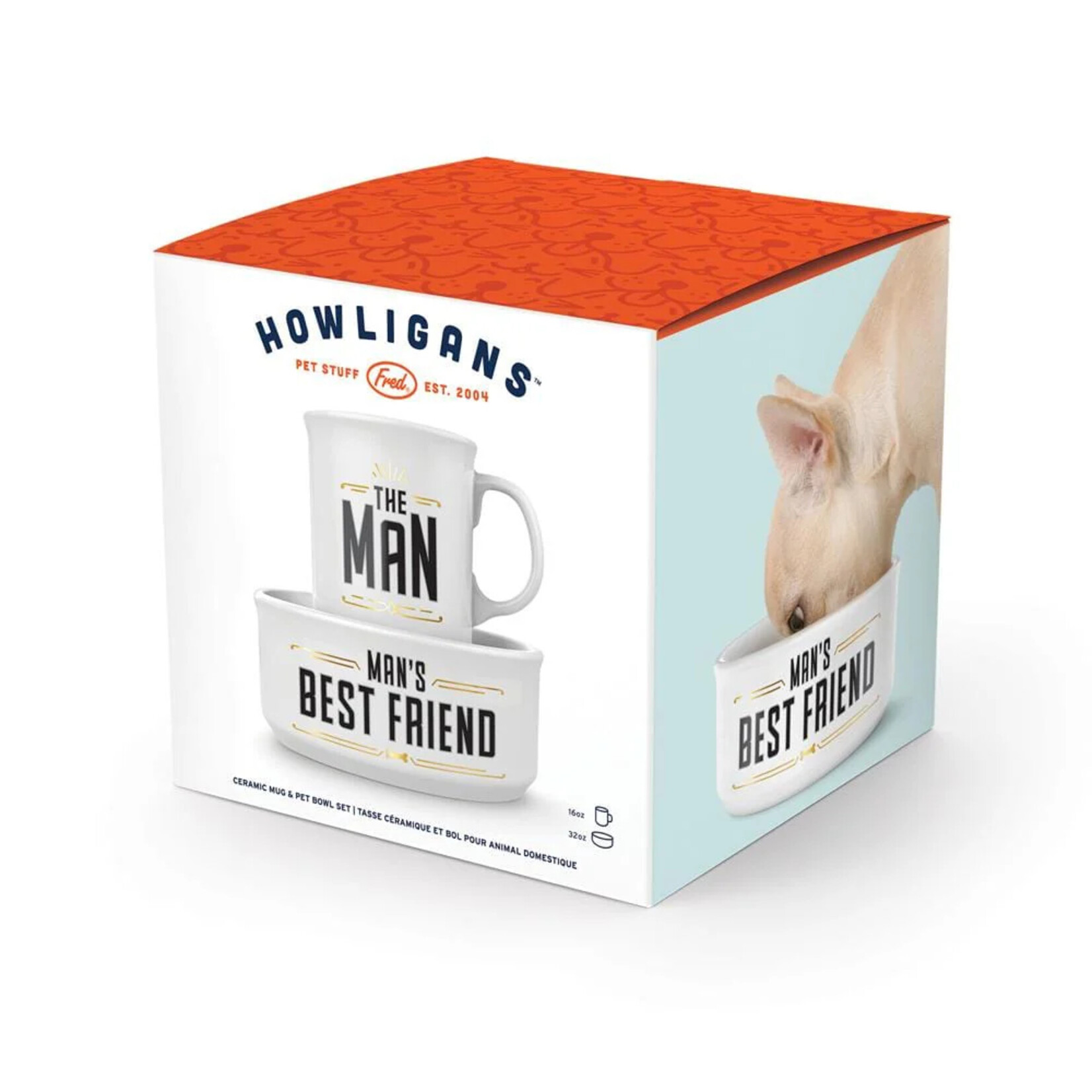 Howligans Mug + Dog Bowl Man's Best Friend