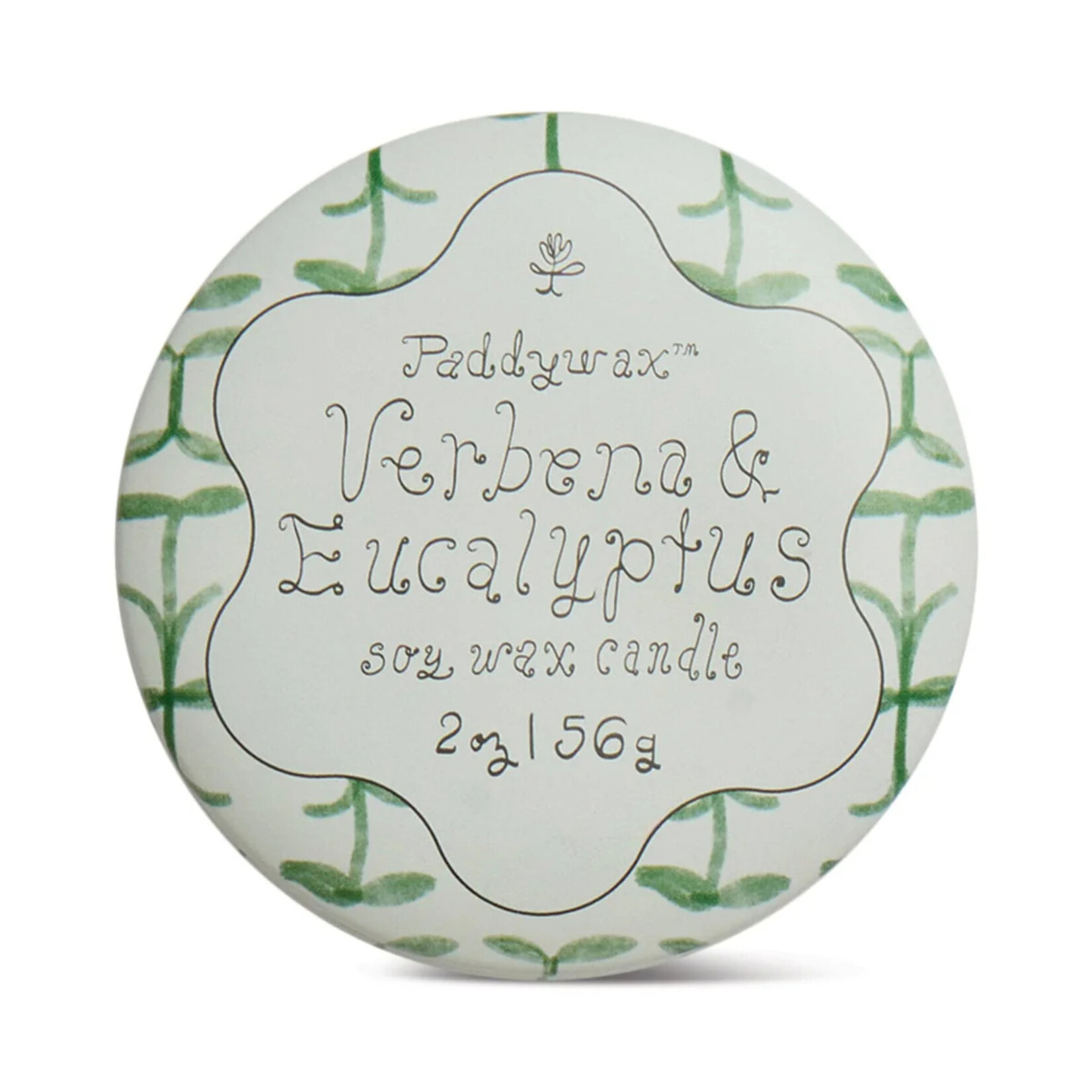 Paddywax Tulip Tin Candle- Verbena and Lemongrass