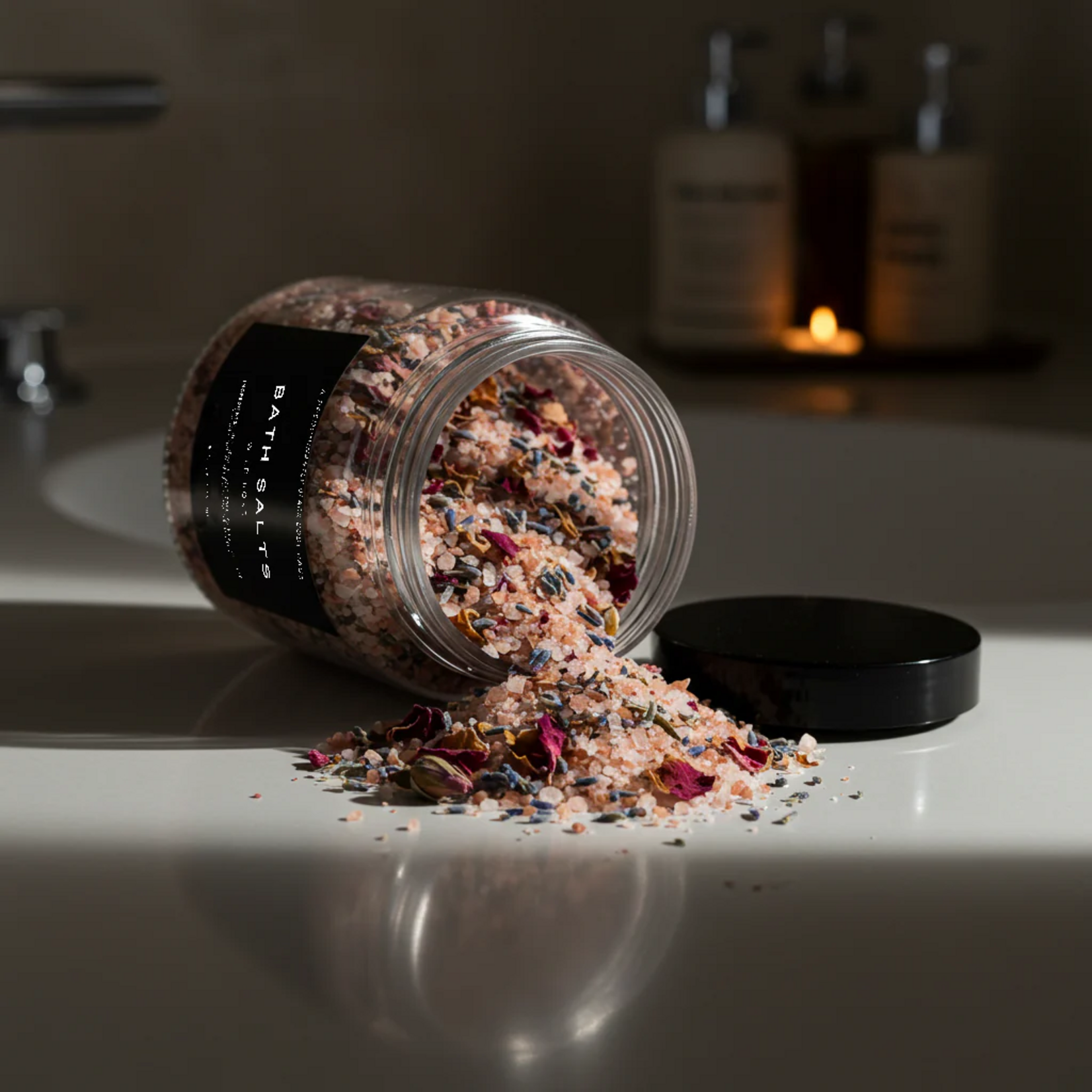 Predominantly Black Candle Haus Wild Rose Bath Salts