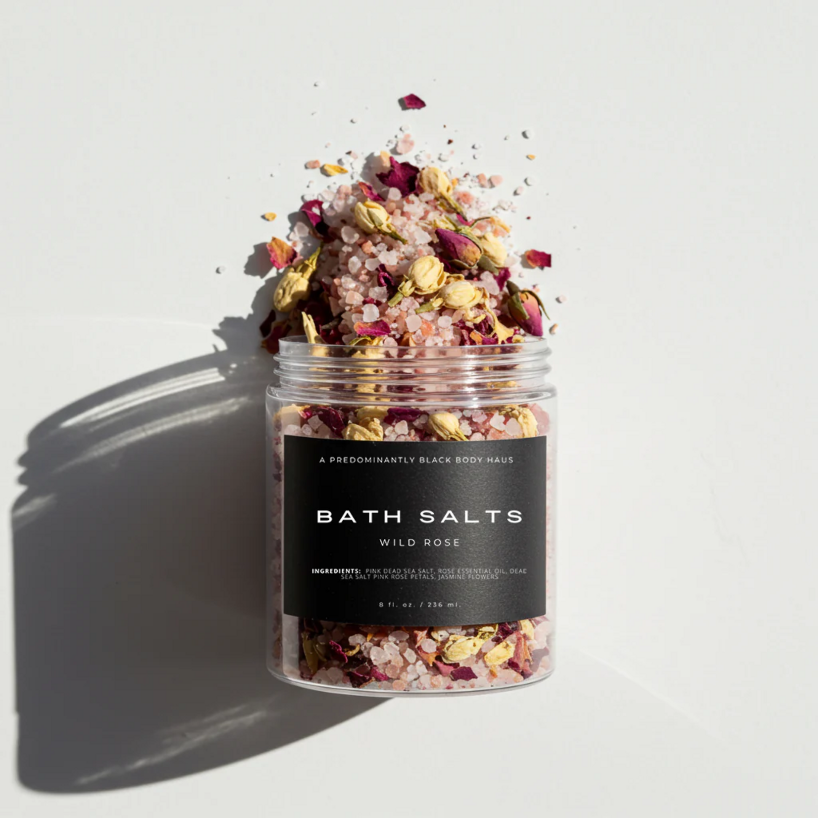 Predominantly Black Candle Haus Wild Rose Bath Salts