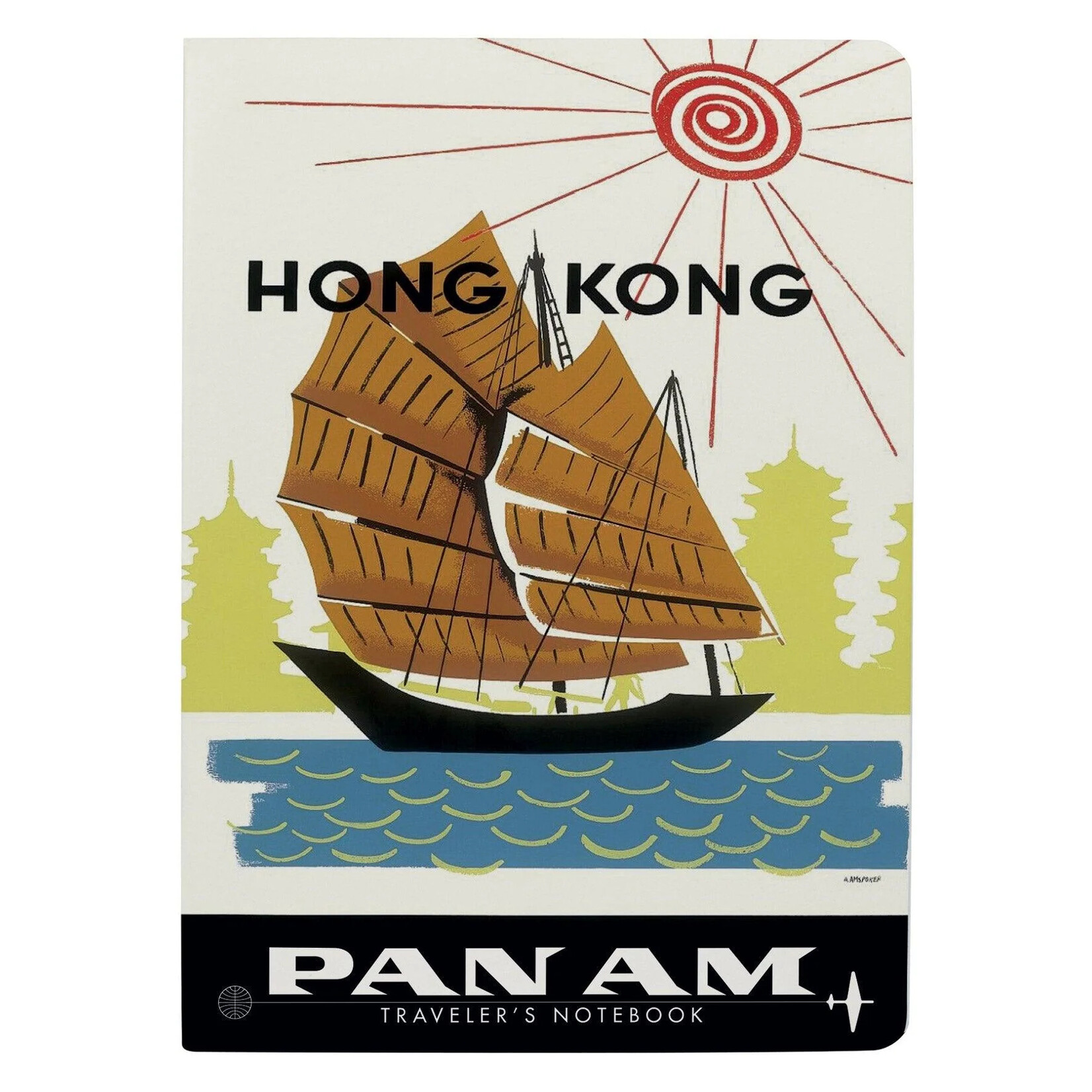 Unemployed Philosophers Guild Pan Am Notebook- Hong Kong