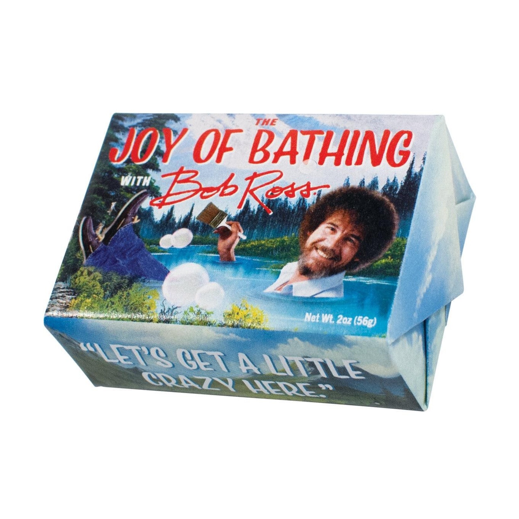 Unemployed Philosophers Guild Bob Ross Joy of Bathing Bar Soap