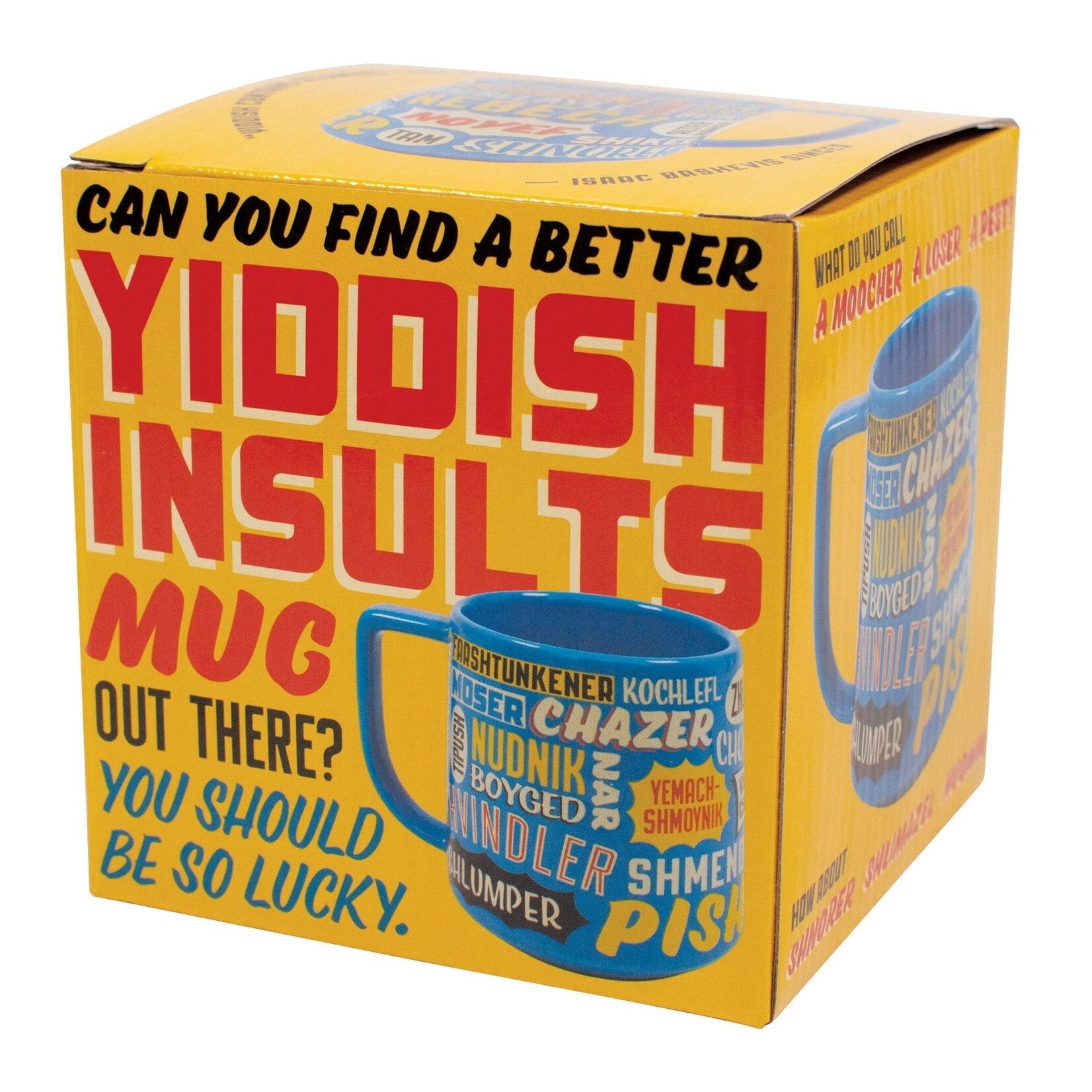 Unemployed Philosophers Guild Yiddish Insults Mug