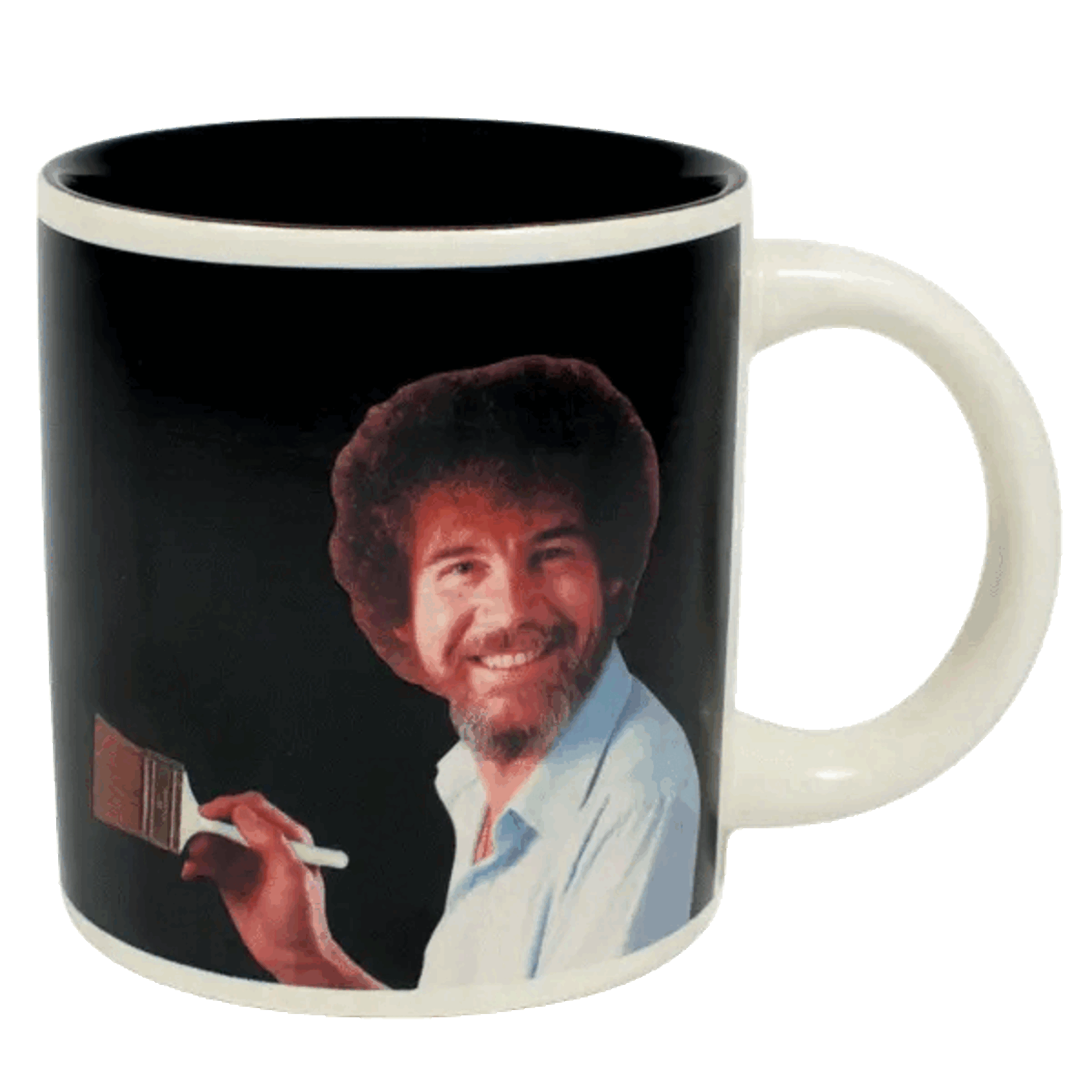 Unemployed Philosophers Guild Heat Changing Mug- Bob Ross Art