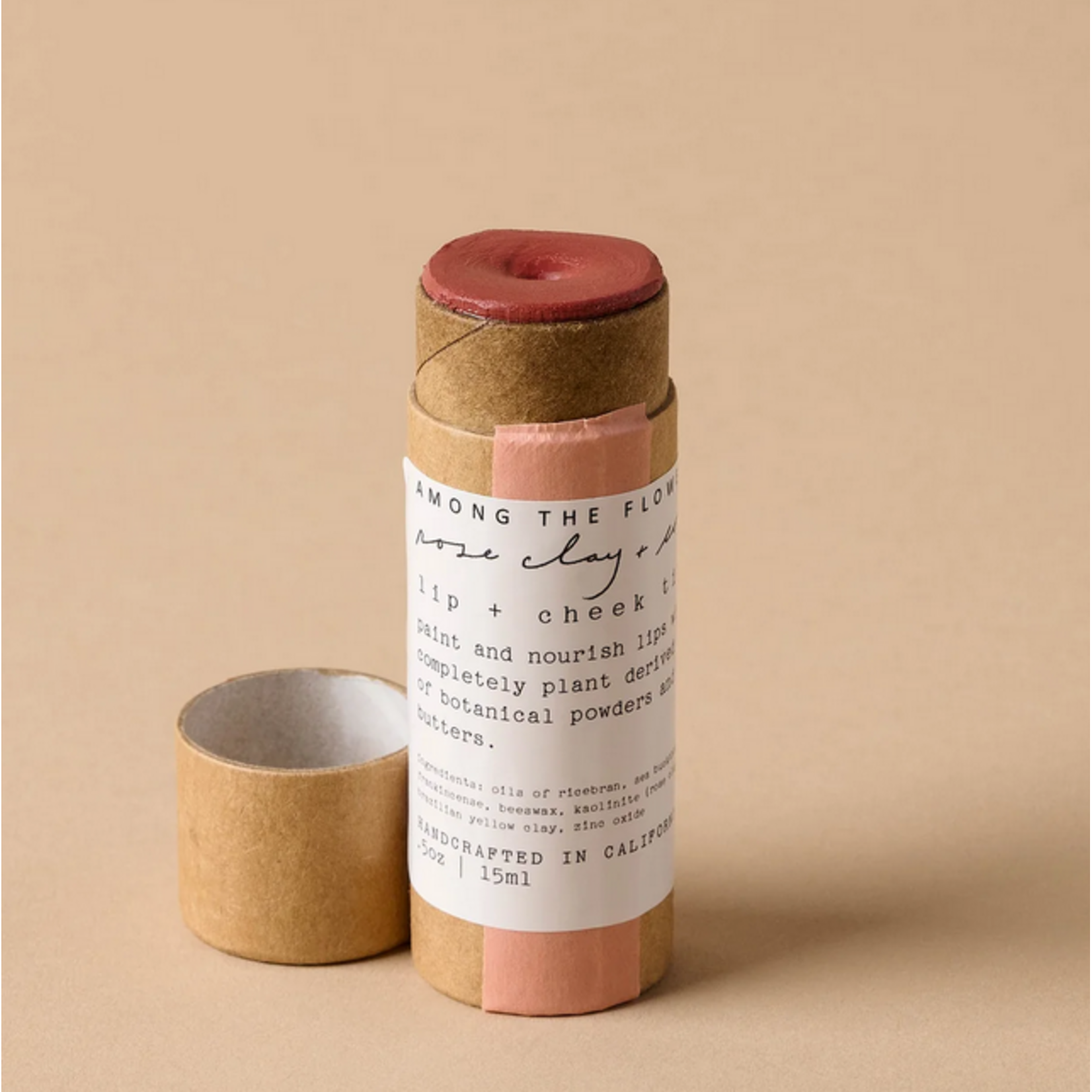 Lip and Cheek Tint- Rose Clay + Carrot