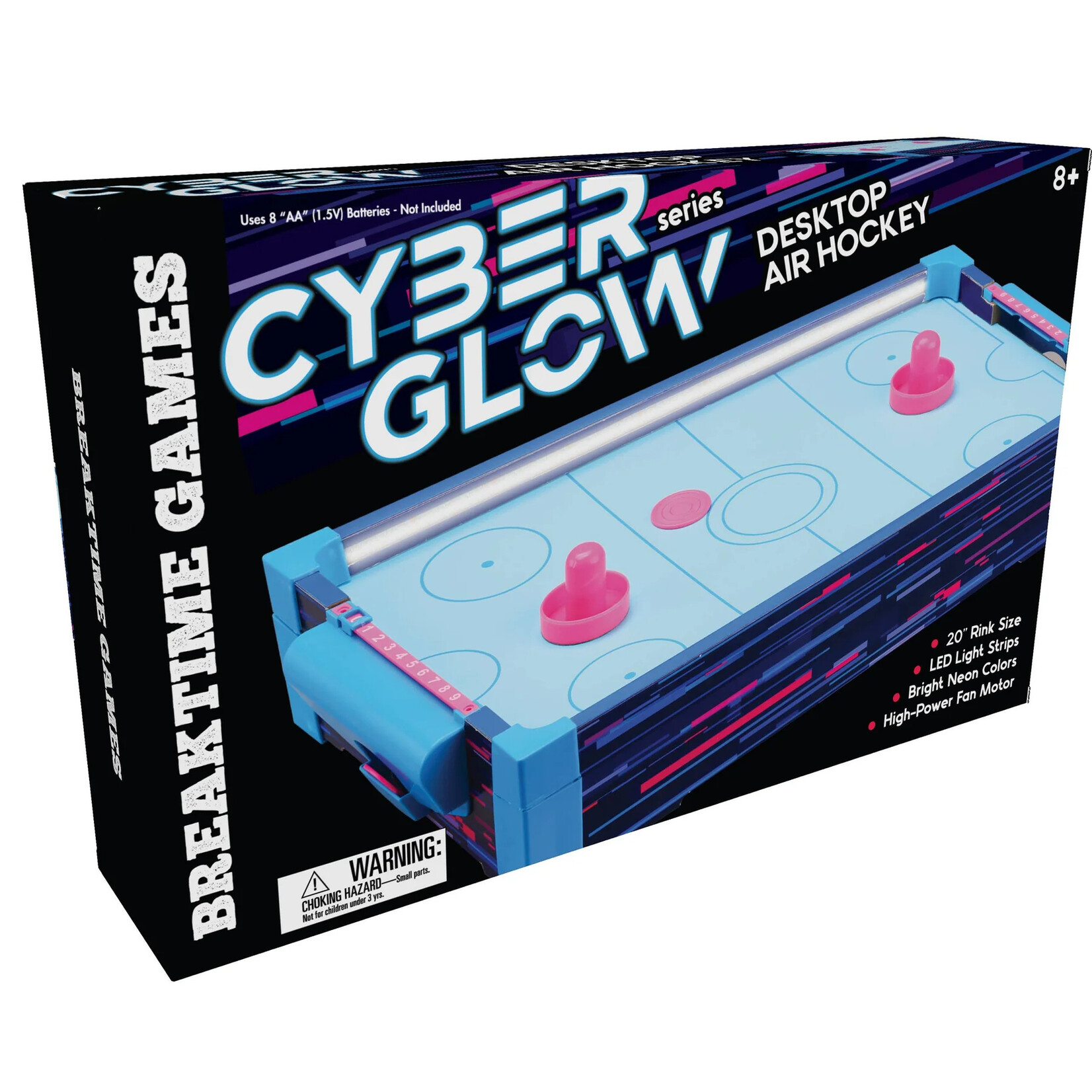 Variety Distributors Cyber Glow Desktop Air Hockey