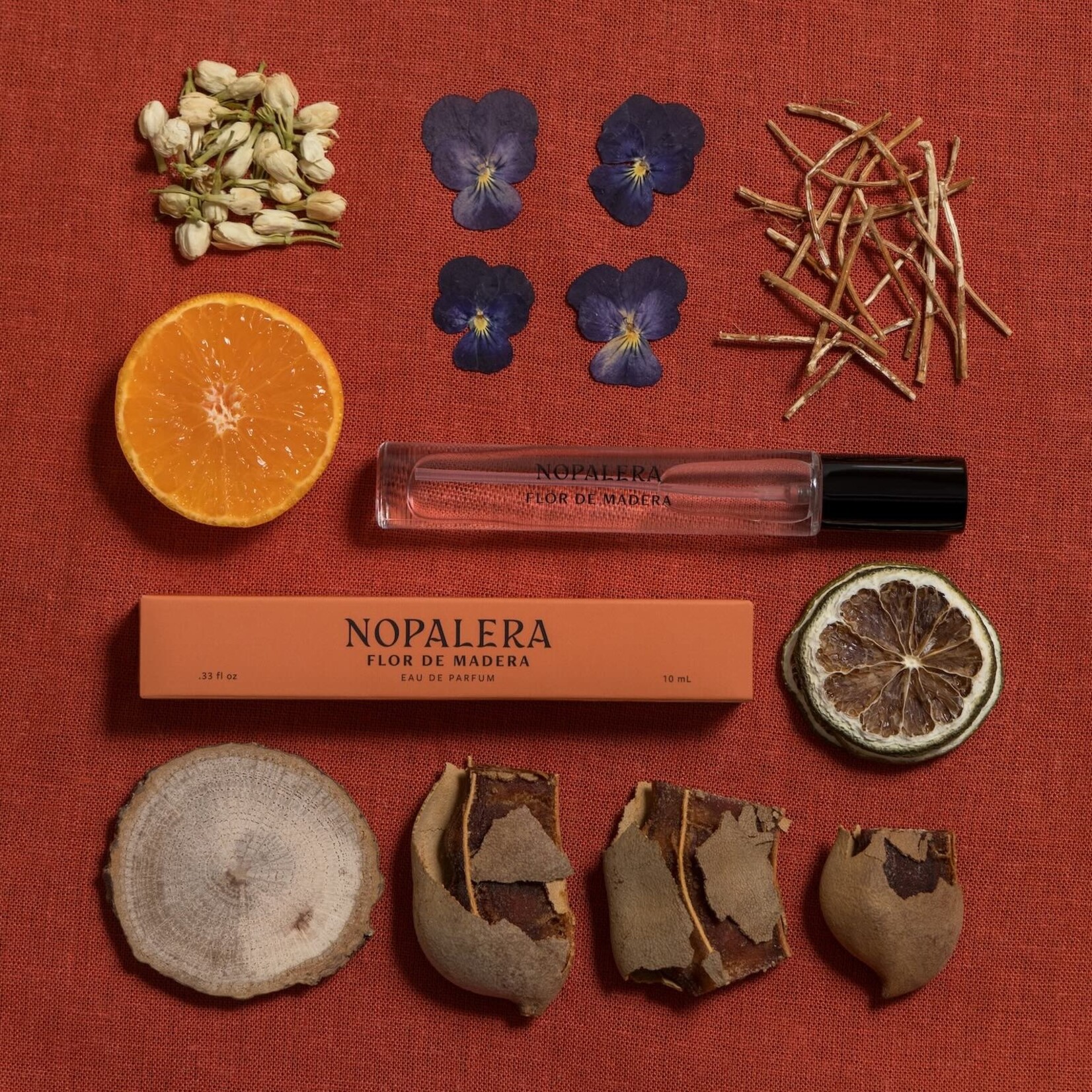 Nopalera Flor de Madera Hand Cream + Travel Fragrance Set