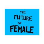 Apply Stickers The Future is Female Sticker