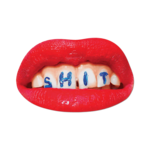 Apply Stickers Shit (Toiletpaper) Lips Sticker