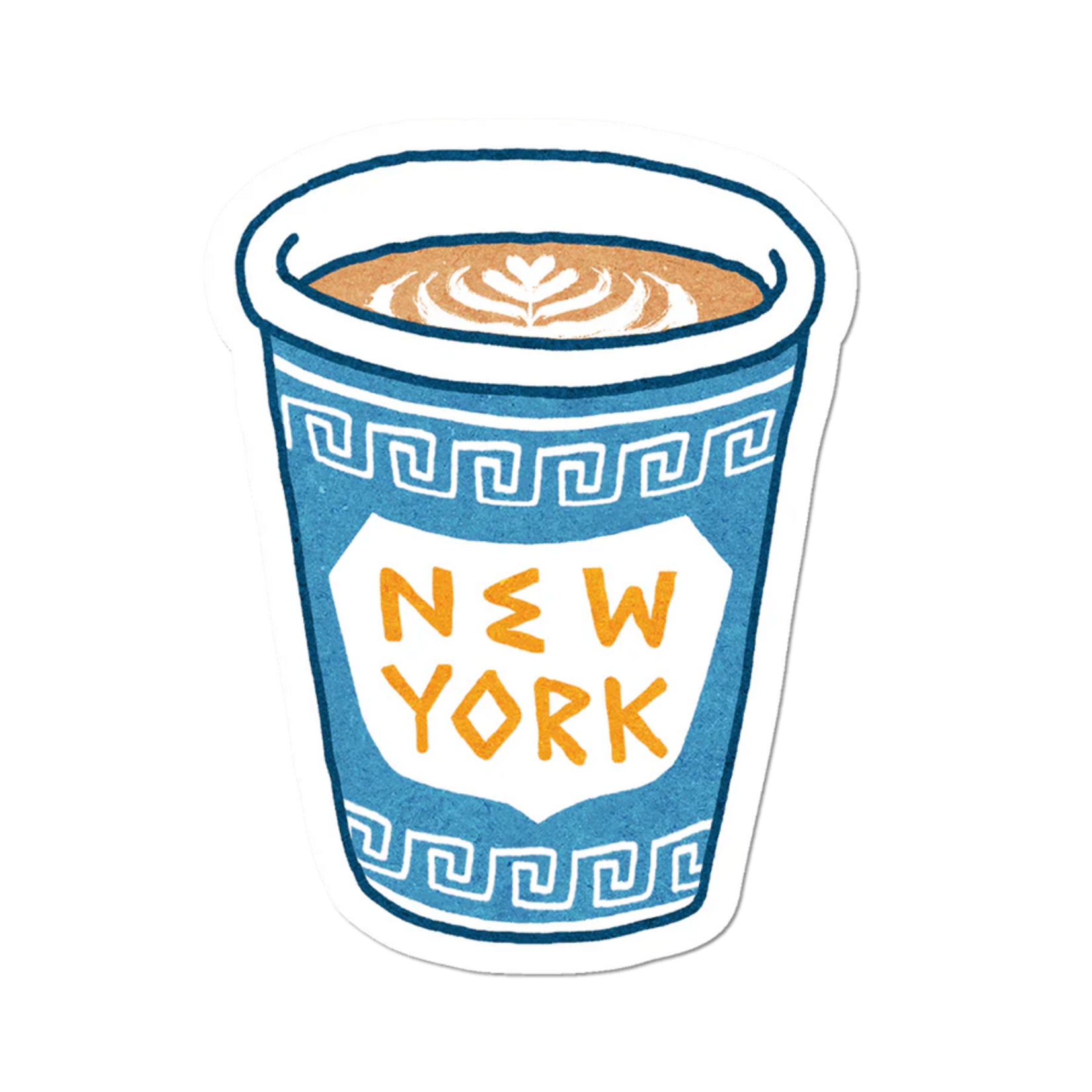 Apply Stickers New York Coffee Cup Sticker
