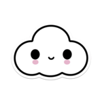 Apply Stickers Classic Little Cloud Sticker