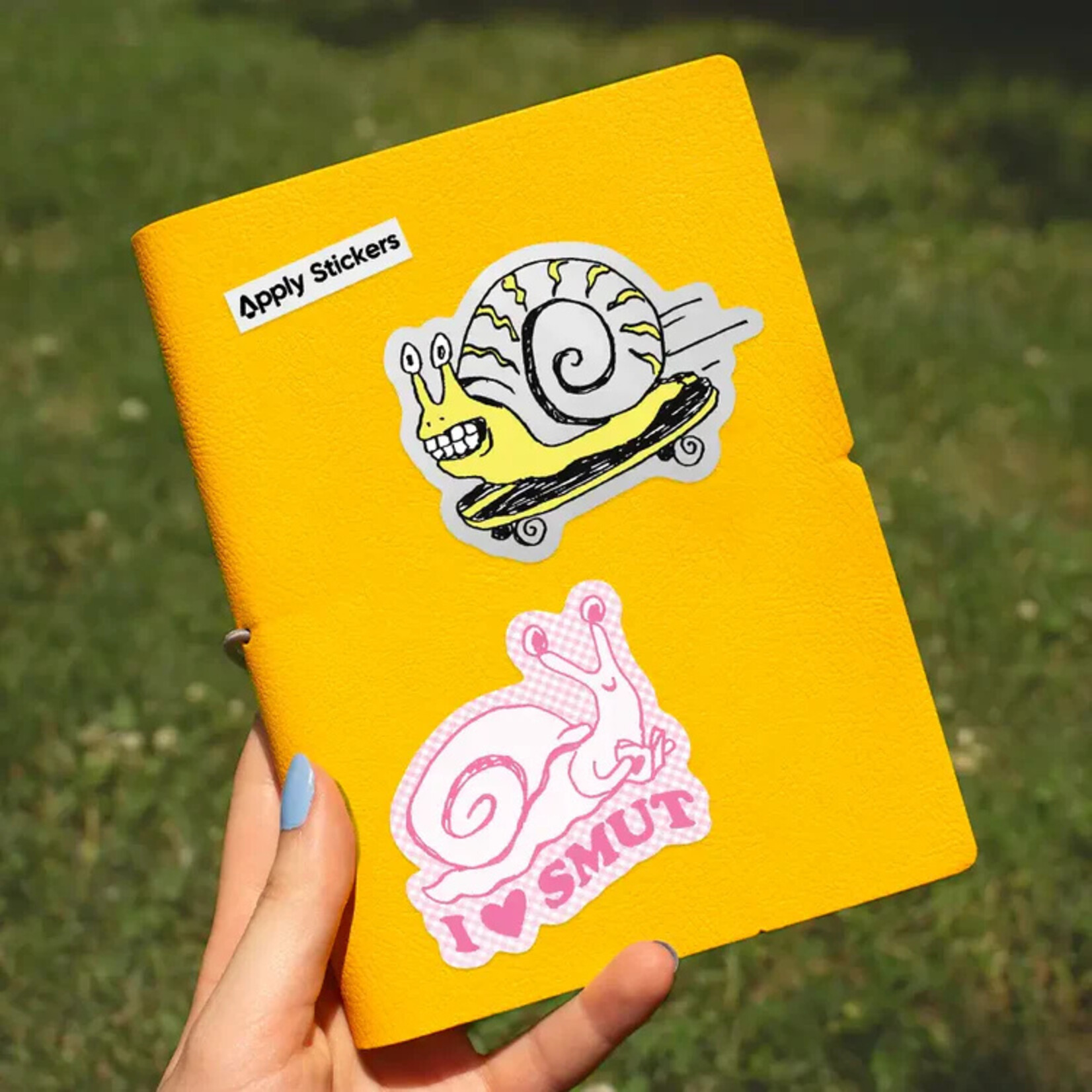 Apply Stickers I Love Smut Snail Sticker