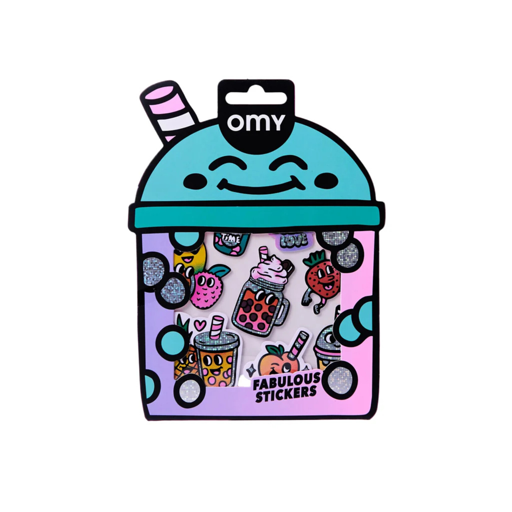 Bubble Tea Medium Iconic Stickers